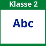 Arbeitsblätter Abc 2. Klasse