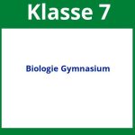 Biologie Klasse 7 Gymnasium Arbeitsblätter