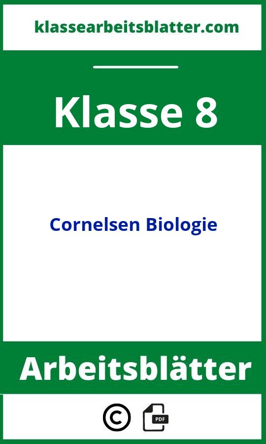 Cornelsen Arbeitsblätter Biologie Lösungen Klasse 8