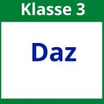 Daz 3. Klasse Arbeitsblätter