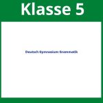 Arbeitsblätter Deutsch 5 Klasse Gymnasium Grammatik