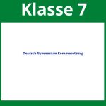 Arbeitsblätter Deutsch Klasse 7 Gymnasium Kommasetzung