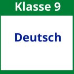 9. Klasse Deutsch Arbeitsblätter