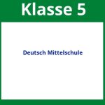 Arbeitsblätter Deutsch 5 Klasse Mittelschule
