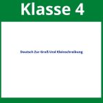 Deutsch 4. Klasse Arbeitsblätter Zur Groß Und Kleinschreibung