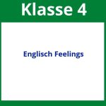 Arbeitsblätter Englisch Klasse 4 Feelings