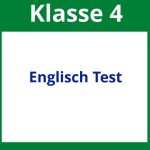 Englisch Arbeitsblätter Klasse 4 Test