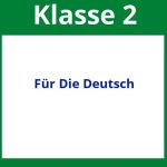 Arbeitsblätter Für Die 2 Klasse Deutsch