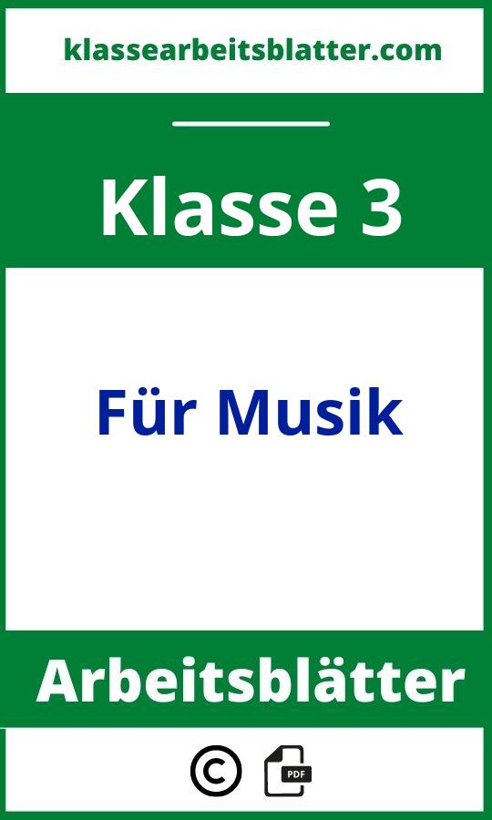 Arbeitsblätter Für Musik 3 Klasse