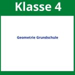 Geometrie Grundschule Arbeitsblätter 4. Klasse