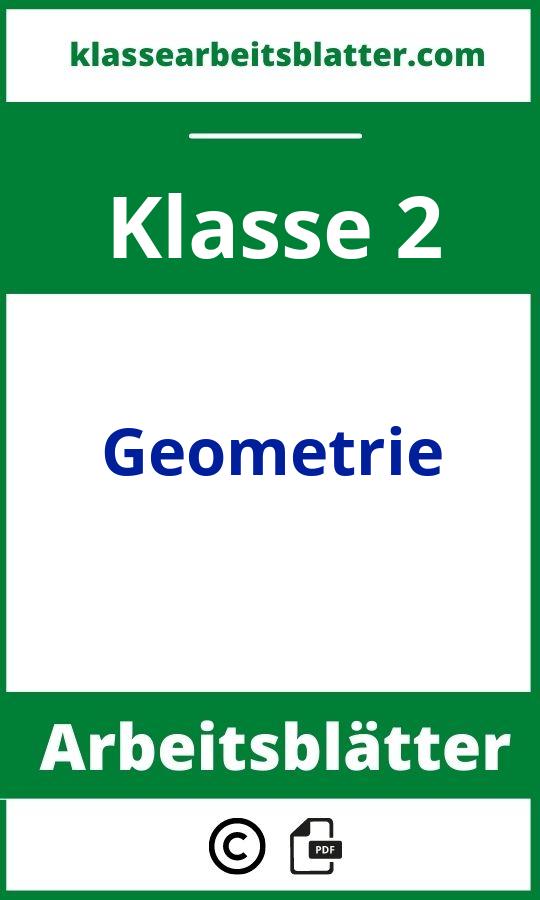 2. Klasse Geometrie Arbeitsblätter