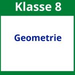 Geometrie 8. Klasse Arbeitsblätter