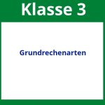 Grundrechenarten 3. Klasse Arbeitsblätter