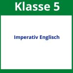 Imperativ Englisch 5 Klasse Arbeitsblätter