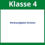 Klecksaufgaben 4 Klasse Arbeitsblätter Division