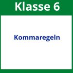 Kommaregeln 6. Klasse Arbeitsblätter