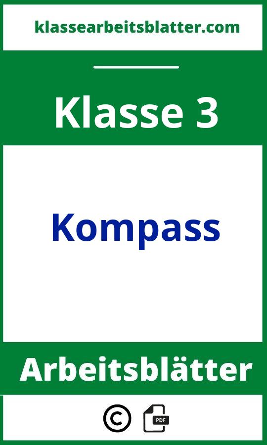 Kompass 3. Klasse Arbeitsblätter