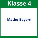 Arbeitsblätter Mathe 4. Klasse Bayern