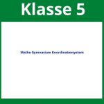 Arbeitsblätter Mathe Klasse 5 Gymnasium Koordinatensystem