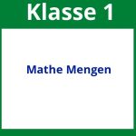 Arbeitsblätter Mathe Klasse 1 Mengen