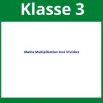 Arbeitsblätter Mathe Klasse 3 Multiplikation Und Division