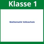 Arbeitsblätter Mathematik 1 Klasse Volksschule