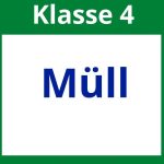 Arbeitsblätter Müll 4. Klasse