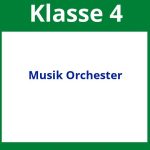 Arbeitsblätter Musik 4 Klasse Orchester