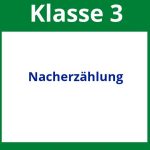 Nacherzählung 3. Klasse Arbeitsblätter