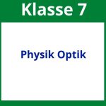 Arbeitsblätter Physik Klasse 7 Lösungen Optik