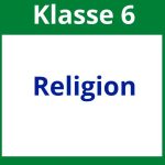 Religion 6. Klasse Arbeitsblätter