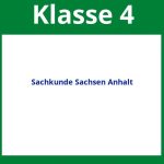 Arbeitsblätter Sachkunde Klasse 4 Sachsen-Anhalt