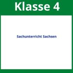 Arbeitsblätter Sachunterricht Klasse 4 Sachsen