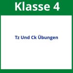 Tz Und Ck Übungen 4. Klasse Arbeitsblätter