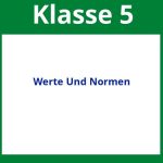 Arbeitsblätter Werte Und Normen Klasse 5